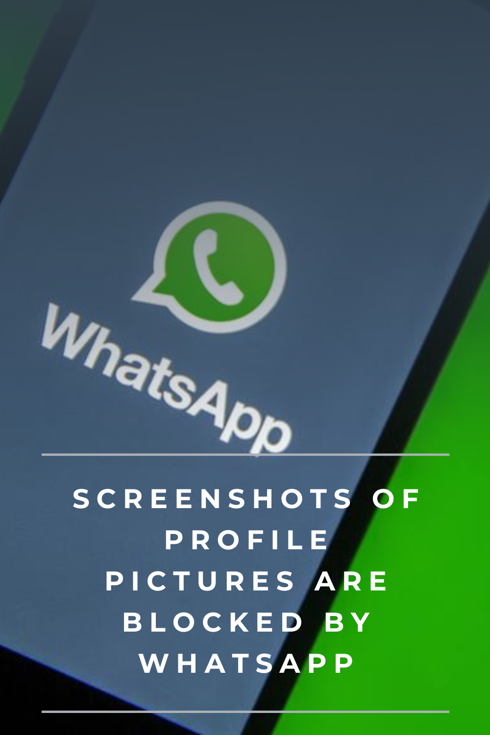 Whats app blocked DP screenshots