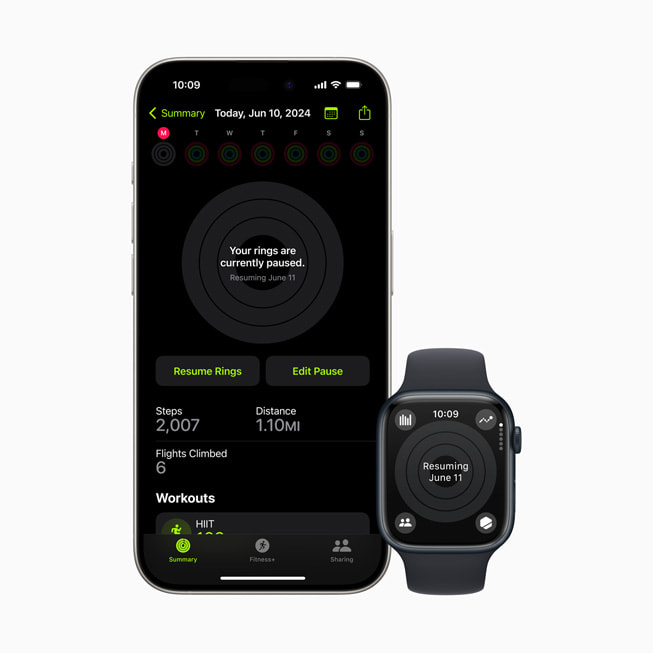 watchOS 11 fitness ring app